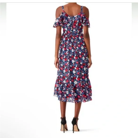 Kate Spade New York Navy Daisy Midi Dress RTR #42 - Picture 2 of 4